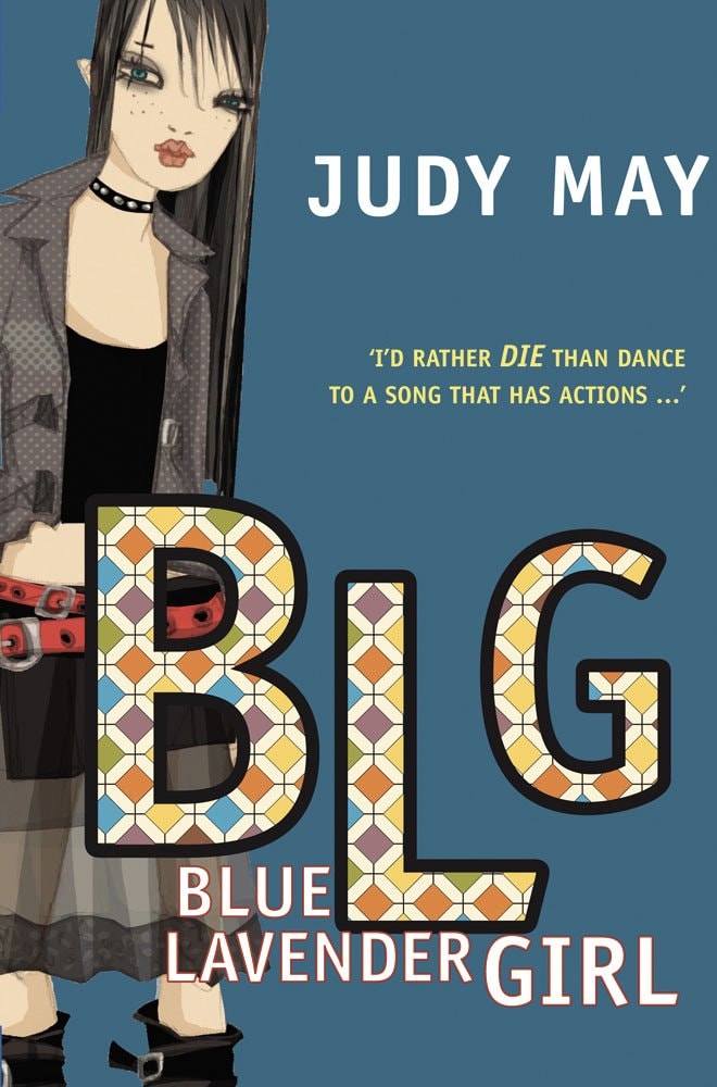 Blue Lavender Girl by Judy May