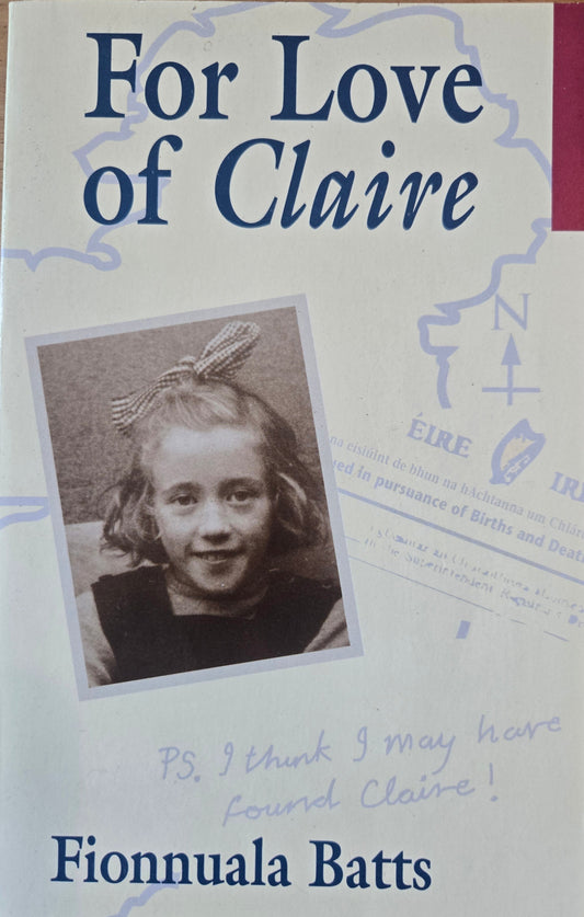 For Love of Claire by Fionnuala Batts