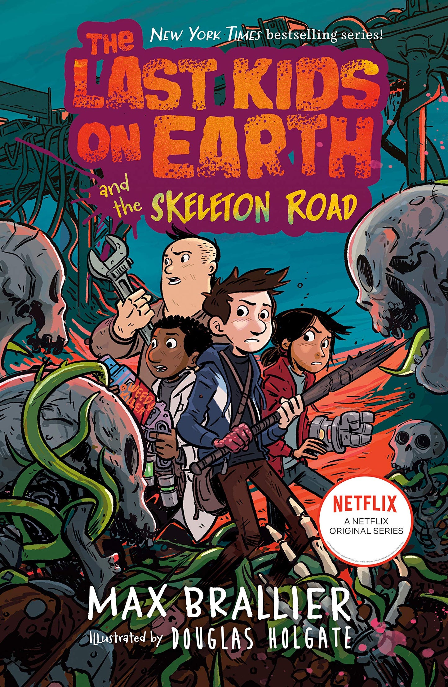 The Last Kids On Earth Series Books 1 - 6 Collection Set By Max Brallier(Last Kids On Earth, Zombie Parade, Nightmare King, Cosmic Beyond, Midnight Blade, Skeleton Road)